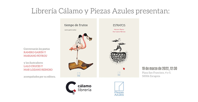 Ramiro Gairín y Mariano Peyrou presentan respectivamente sus obras Tiempo de frutos y Estratos